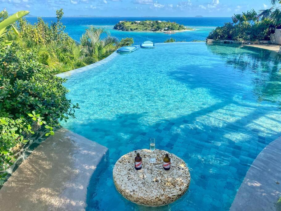 Luxury 7Br Waterfront Villa With Views Of Marina Cay And Scrub Island East End Exterior foto